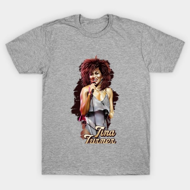 Tina Turner Singer! T-Shirt by Purwoceng